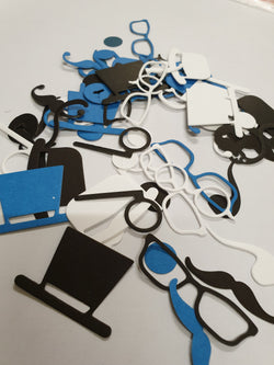 100pcs Little Man Confetti.