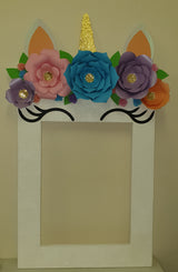 Unicorn Photo Prop Frame and Photo Props