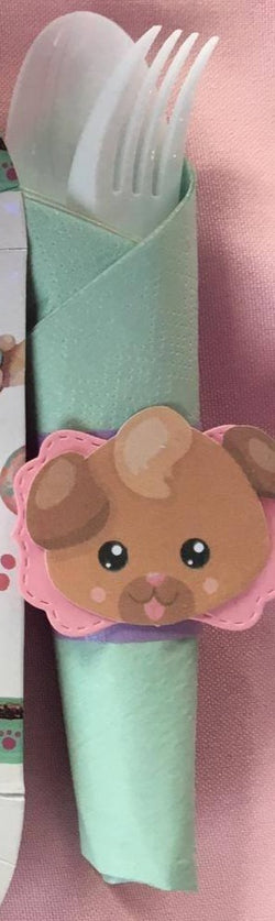 Puppy Theme Cutlery Set