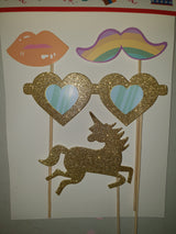 Unicorn Photo Prop Frame and Photo Props