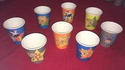 12pcs Wild 1 Theme Paper Cups