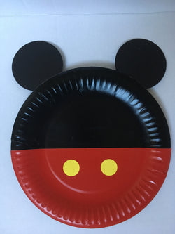 Mickey or Minnie Mouse Paper Plates