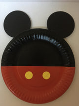 Mickey or Minnie Mouse Paper Plates