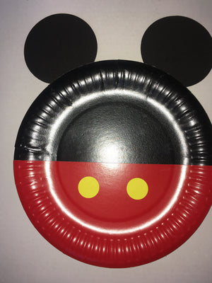 1Pcs Mickey Mouse Paper Plates