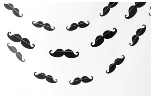 Little Man Mustache Garland
