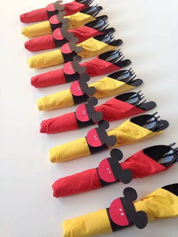 Mickey or Minnie Mouse Cutlery Set