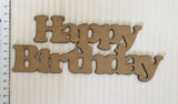 Wooden laser cut Number Cake Topper