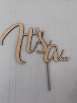 Gender Reveal Party Cake toppers