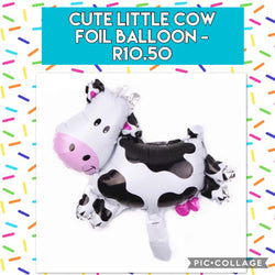 Cute Little Cow Foil Balloon