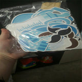 25pcs Baby Boy Baby Shower Photo Booth Props