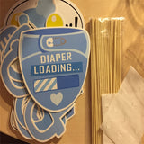 25pcs Baby Boy Baby Shower Photo Booth Props